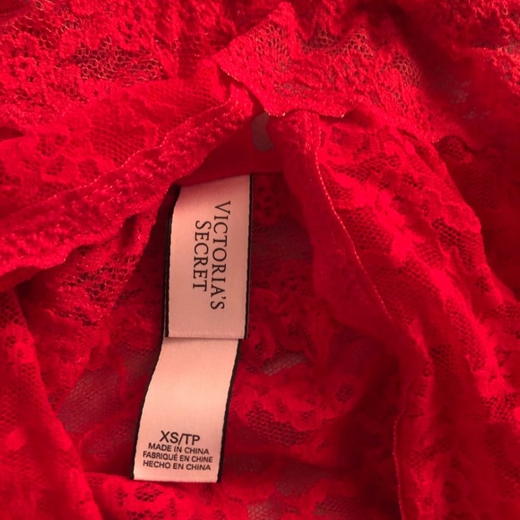 VS Red Baby Doll Style Lingerie - Picture 4 of 5